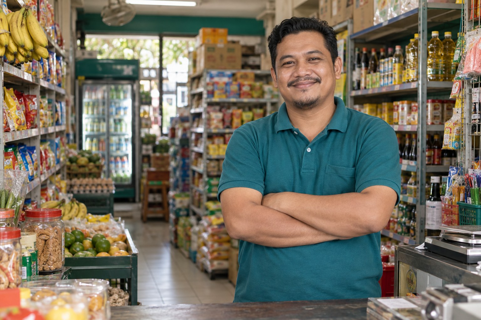 Pemilik kedai runcit tempatan